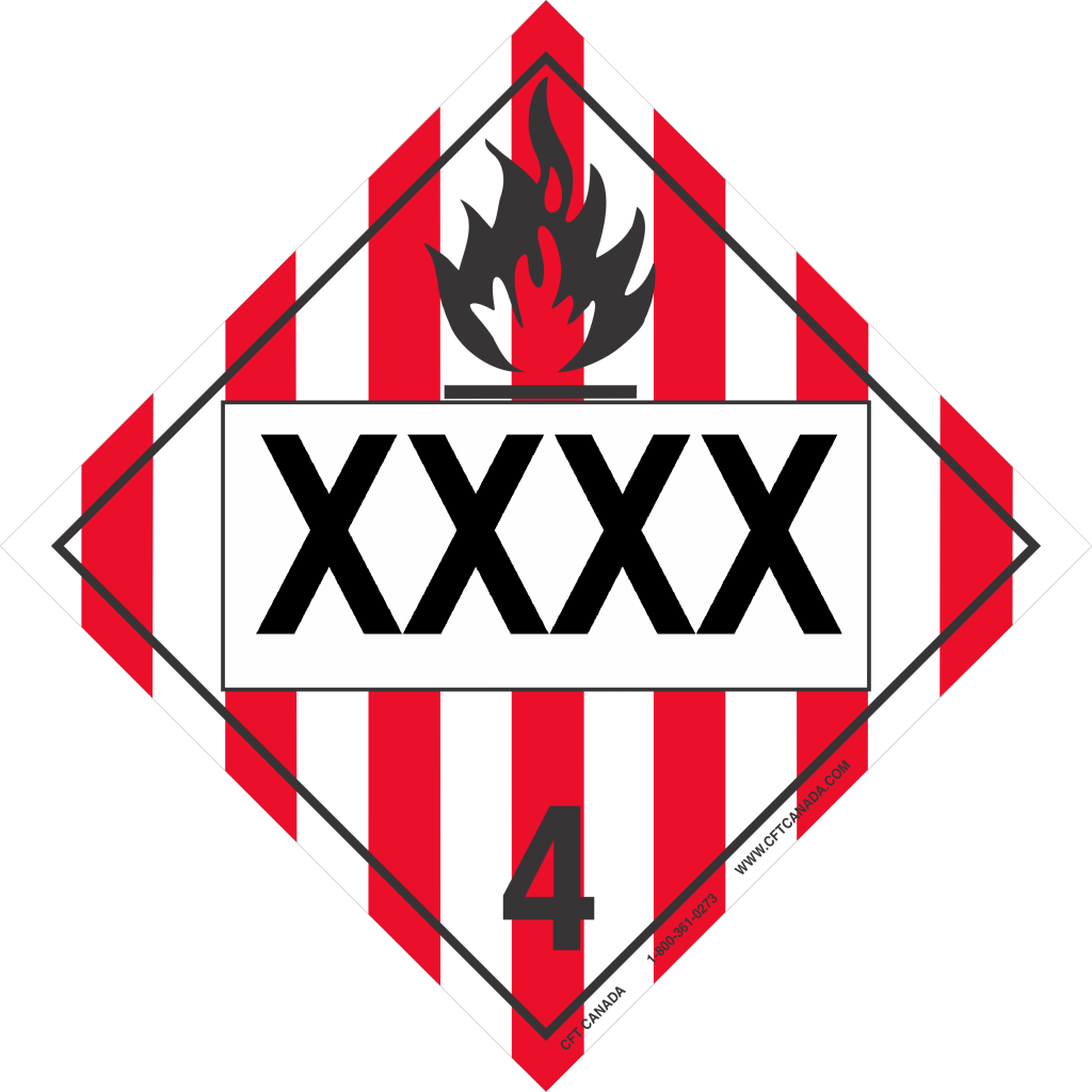 Class 4.1 Flammable solids Archives CFT Canada