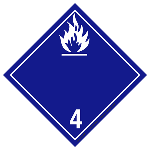 Class 4.3 International TDG Labels – Water Reactive Substances