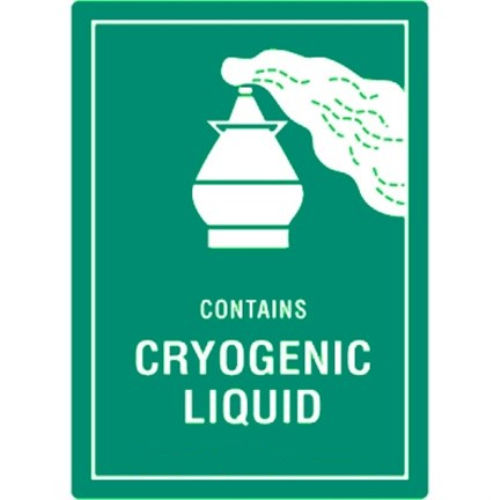 Étiquettes Liquide cryogénique
