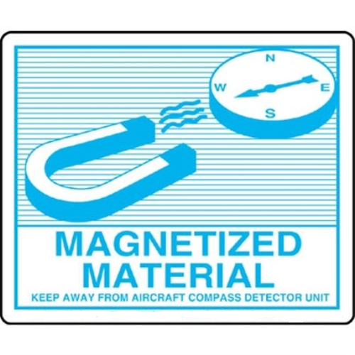 Magnetized Material Labels