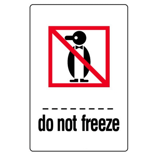 Étiquettes Do not freeze