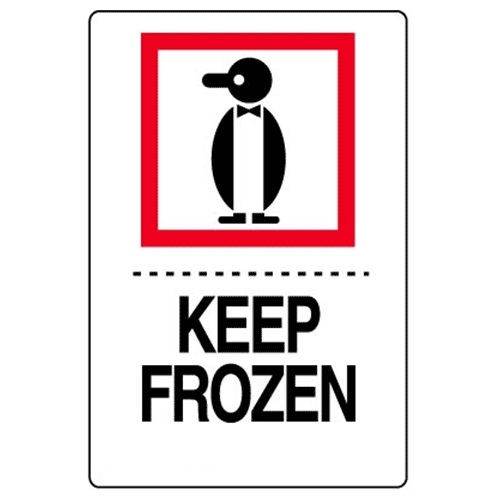 Keep frozen Labels