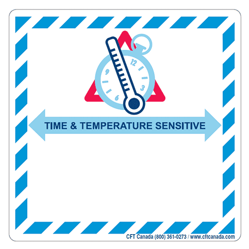 Étiquettes « Time and Temperature Sensitive »