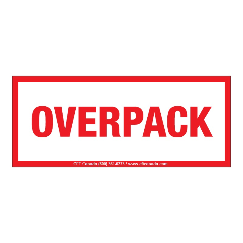 Overpack Labels