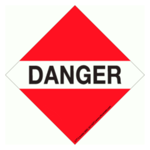 Plaque DANGER